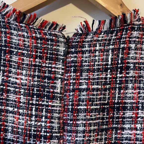 J. Crew Resume Red and Black Tweed Dress - Picture 9 of 9